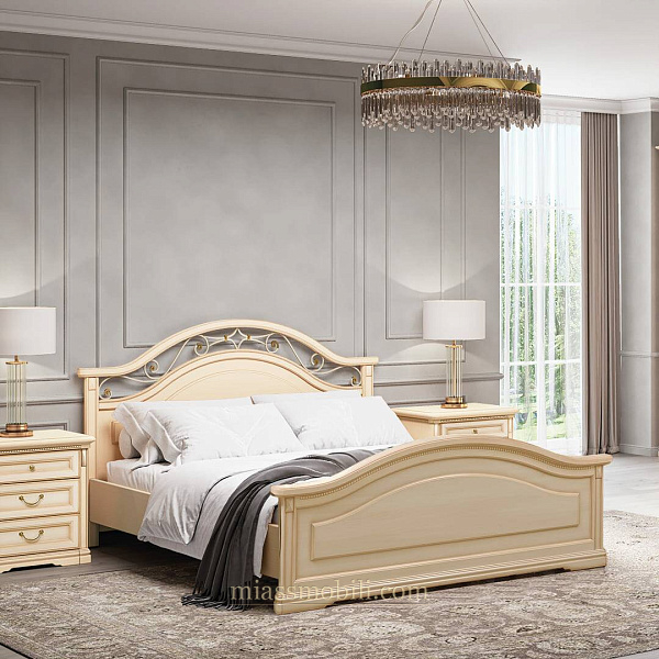 Кровать двойная (1600x2000) Joconda крем вариант №1