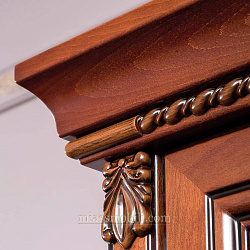 Шкаф для посуды 1-дв левый Лоренцо вишня