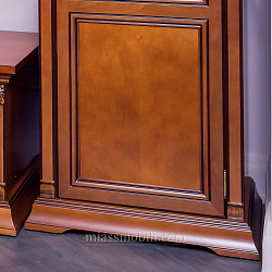 Шкаф для посуды 1-дв левый Лоренцо вишня