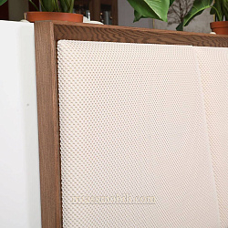 Кровать двойная (1600x2000) с мягким элементом без ножной спинки Modena орех Мокко