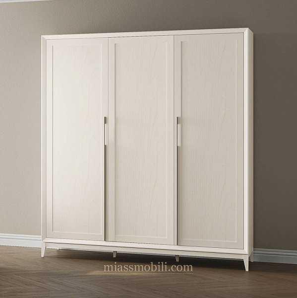 Шкаф 3-х дв. для платья и белья без зеркала 