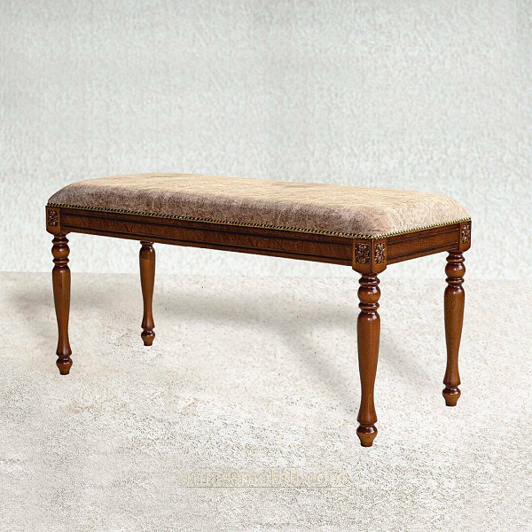 Банкетка мягкая двойная Joconda орех